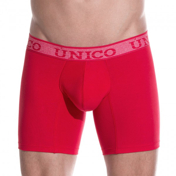 BOXER LONG LEG COLORS RED