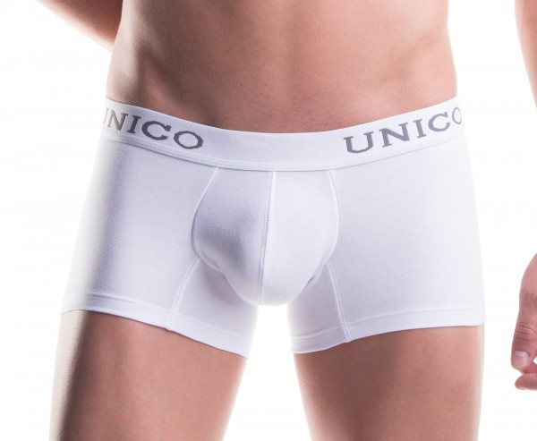 UNICO BOXER SHORT WHITE COTTON