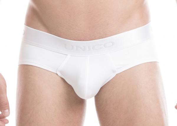 BRIEF WHITE MICROFIBER