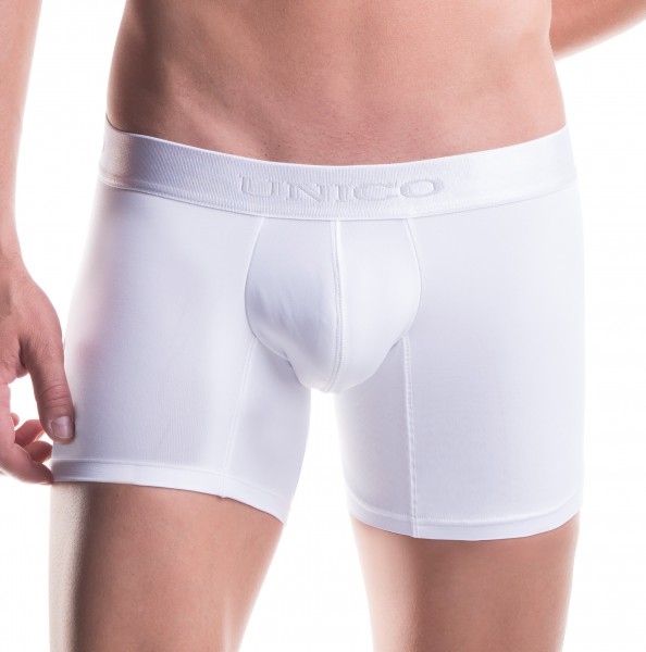 UNICO BOXER MICROFIBER LONG WHITE 1212010020300 