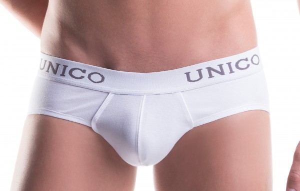 UNICO, BRIEF WHITE COTTON, 9612020110100