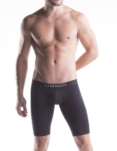 UNICO, BOXER ATHLETIC BLACK COTTON, 96120100303-99